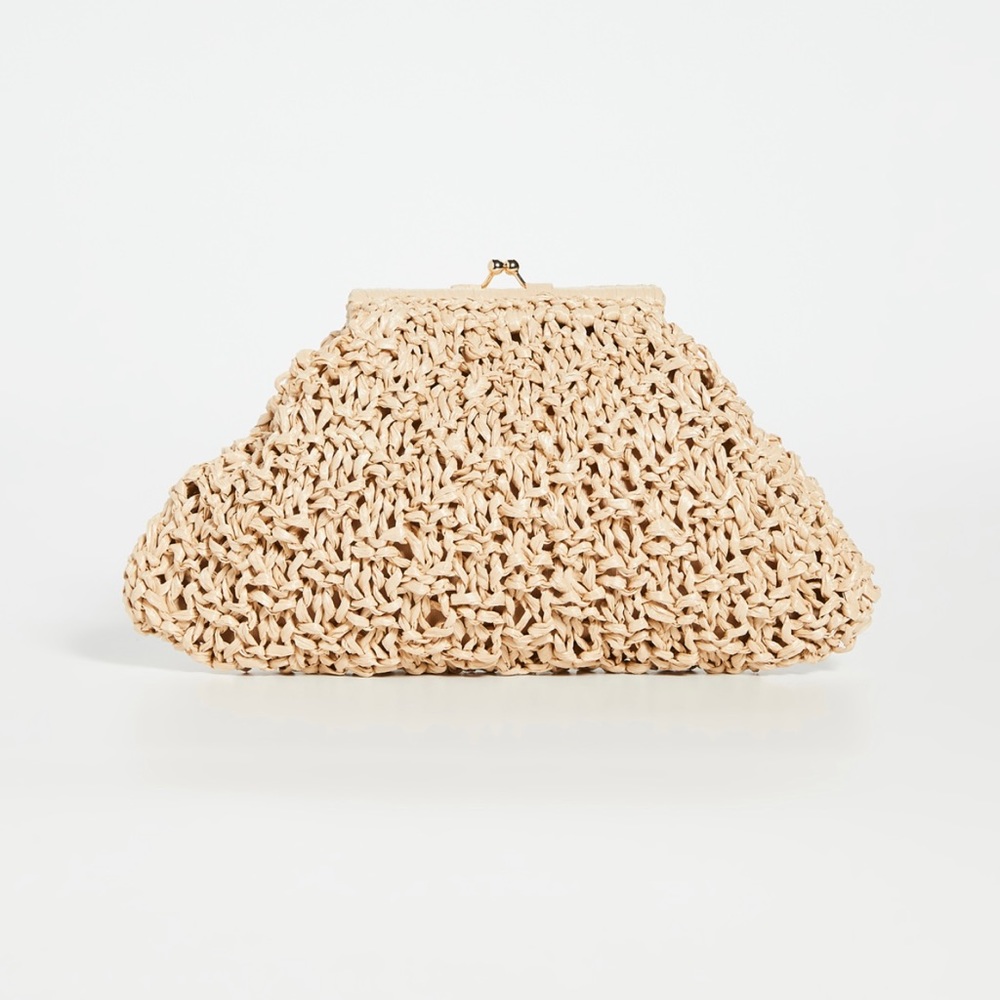 Woven clutch by Caterina Bettini